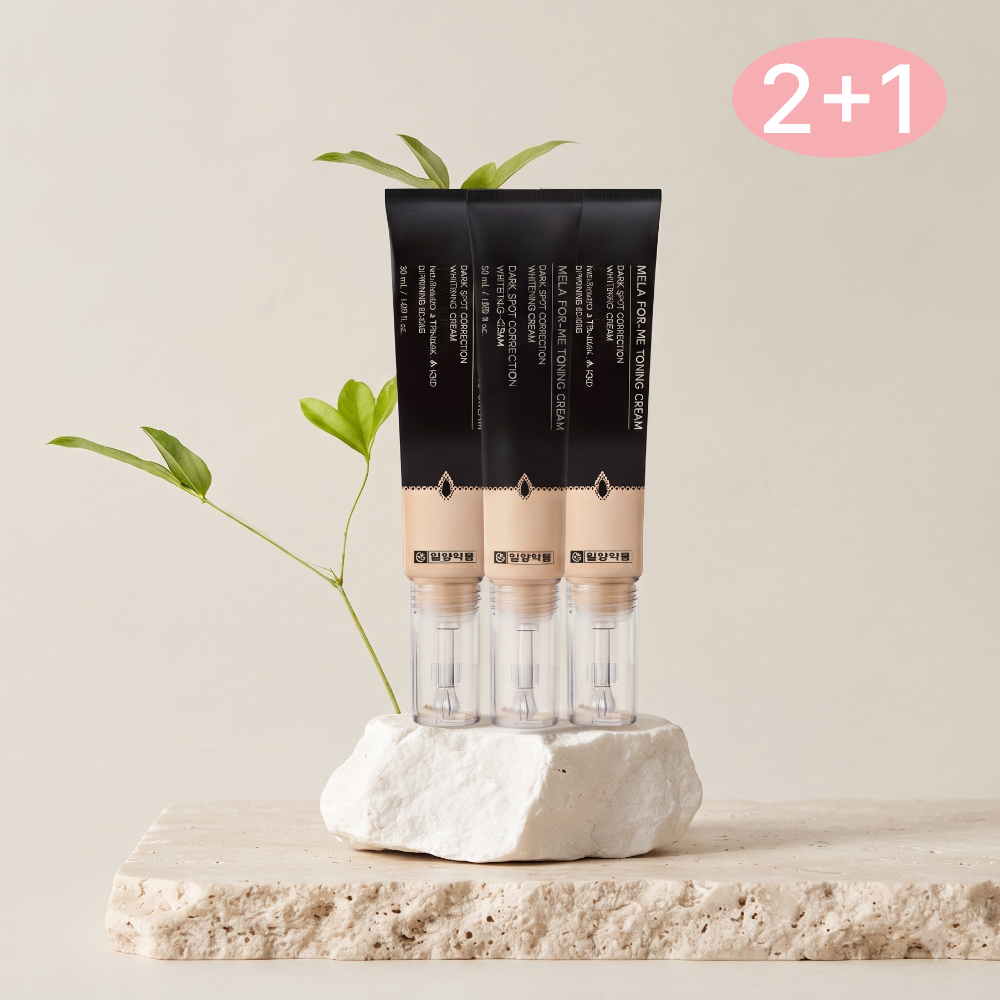 일양약품 멜라포미 토닝크림 기미 색소침착 잡티 미백기능성 50ml, 3개 - 상품 이미지