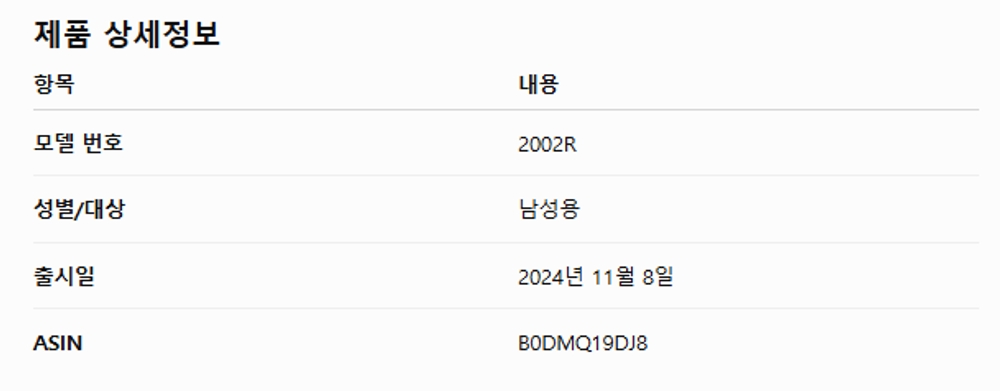 뉴발란스 남성용 2002R 스니커즈 이미지 7