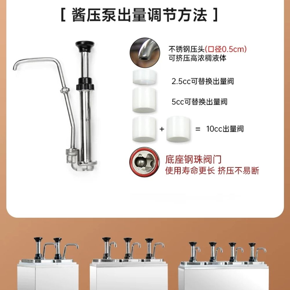 업소용 소스펌프 시럽 카페소스통 압착식 이미지 7