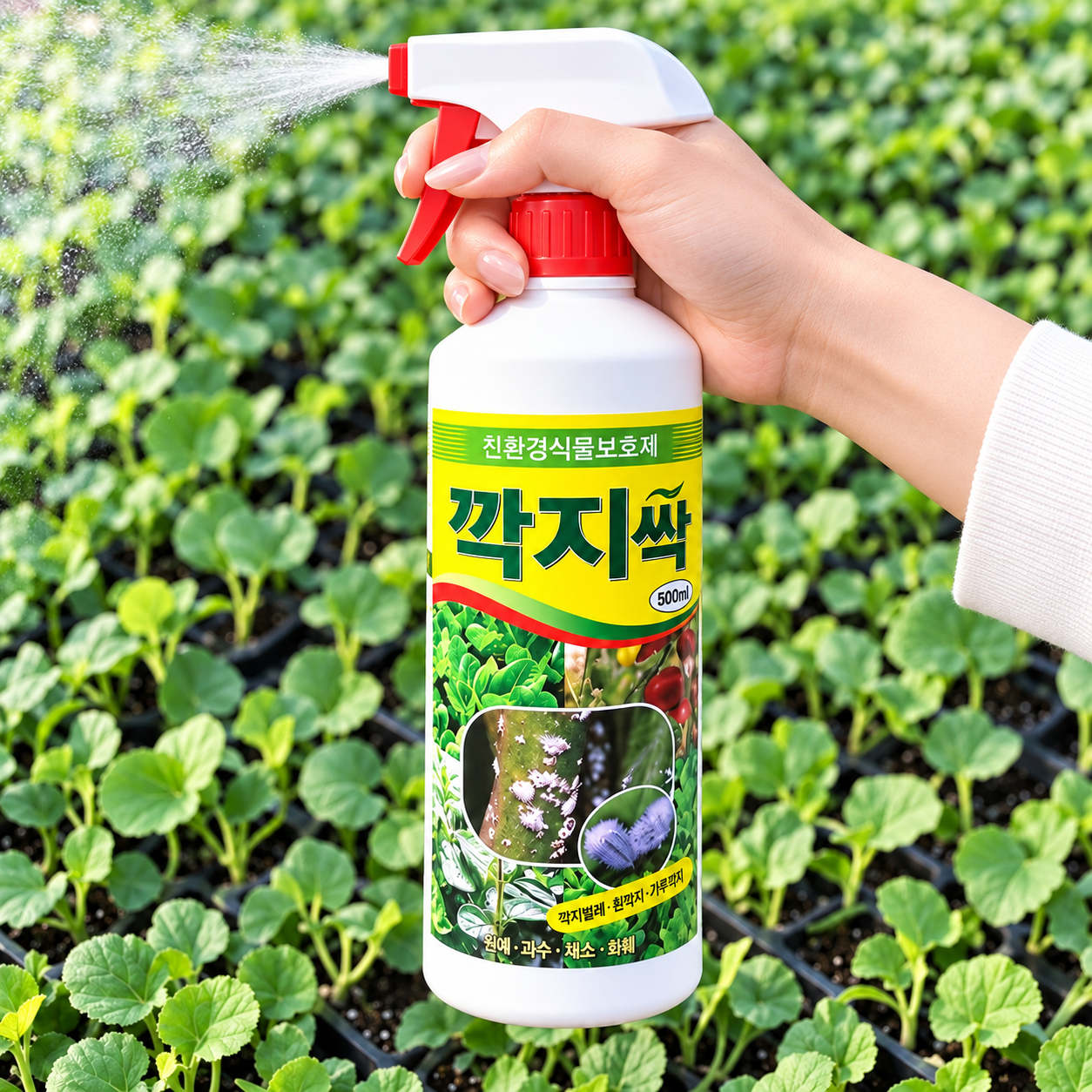 깍지싹 500ml 친환경 식물 관리제 - 상품 이미지