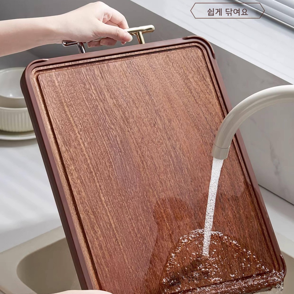 원목 도마 대형 양면 주방용 칼도마 PP 중간 - 상세 이미지 4