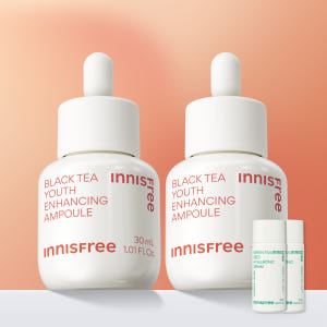 이니스프리 블랙티 유스 인핸싱 앰플 대용량 50mL 2개 솔직 후기 | 피부 타입별 분석 - 상품 이미지 1