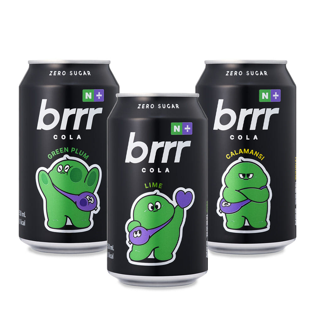 부르르 제로콜라 매실 깔라만시 라임 350ml x 6캔
