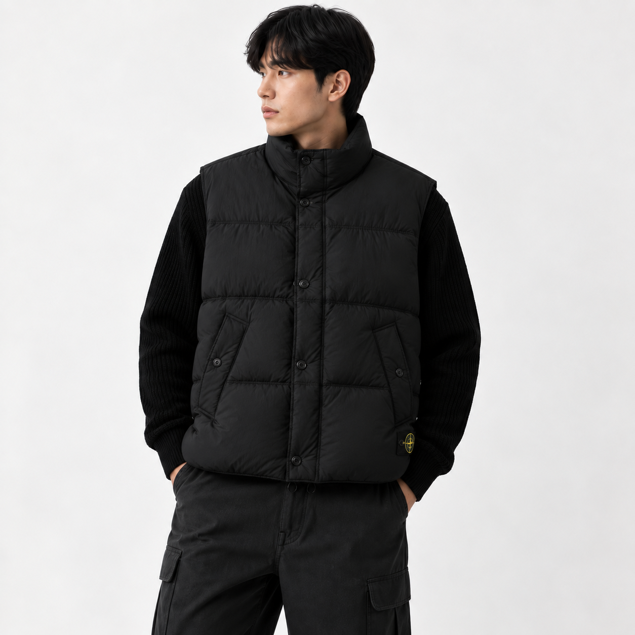 스톤아일랜드 조끼 베스트 크링클랩스 와펜 26FW - 상세 이미지 4