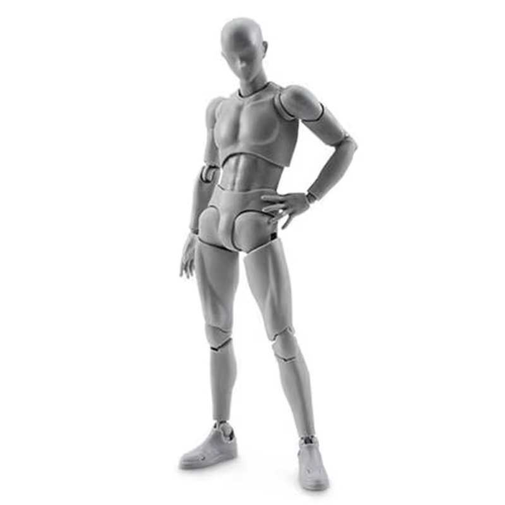SHF 애니메이션 인체 피규어 액션 그림 모델 마네킹 회색 남 - 상세 이미지 3