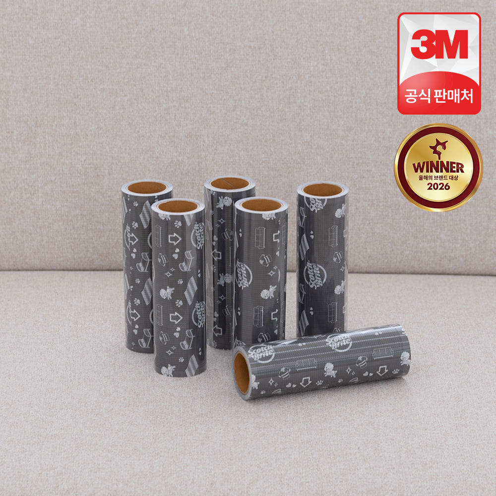 3M 온라인 공식 판매처 3M 스카치브라이트 대형 클린컷 테이프클리너 리필 6개 (2입 x 3개) - 최저가 18,000원