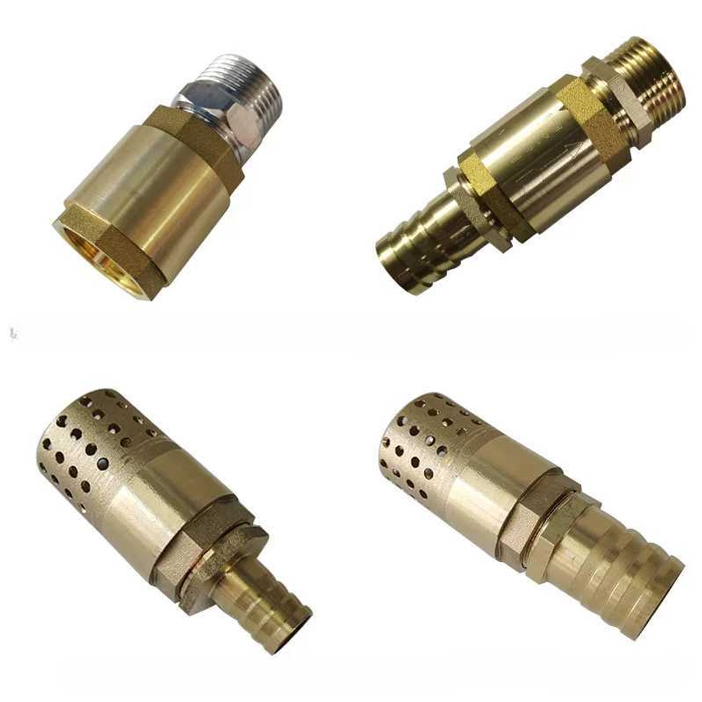 스테인리스 펌프 거름망 필터 후드밸브 자재 배관 벨브 1인치 역지밸브+1.2인치(32mm)파고다형 - 상품 이미지