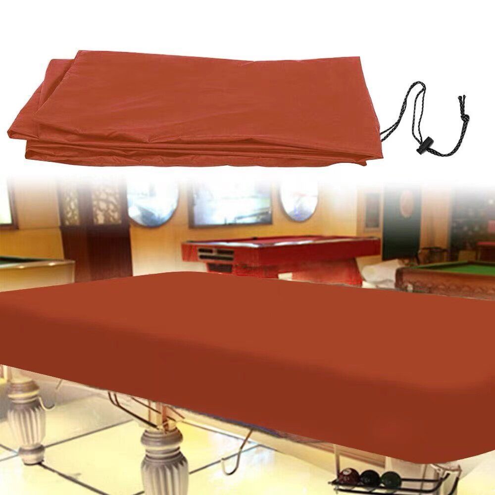 당구대 커버 방수 덮개 대대용 보호 천막 먼지 보관 브라운 길이245x폭140x높이20cm - 상품 이미지