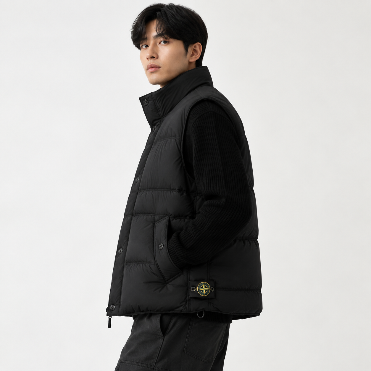 스톤아일랜드 조끼 베스트 크링클랩스 와펜 26FW - 상세 이미지 5