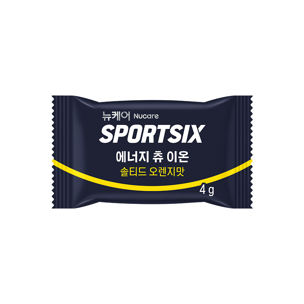 뉴케어 스포식스 에너지 츄 젤 구미, 32개입 솔티드 오렌지, 128g, 4개 - 상세 이미지 3