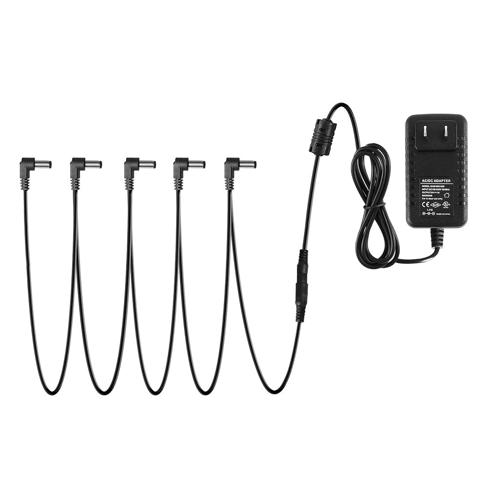 키보드 및 기타 페달용 Donner DPA-1 9V DC 1A 전원 공급 어댑터 Small-1A - 상품 이미지
