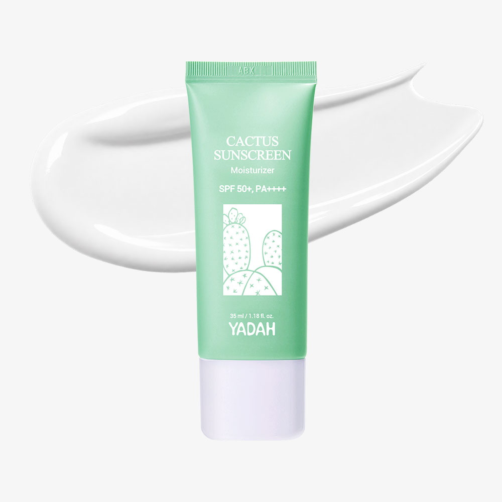 [클리어런스]야다 선인장 선스크린 35ml 밀림 백탁현상 없는 선크림 - 상품 이미지
