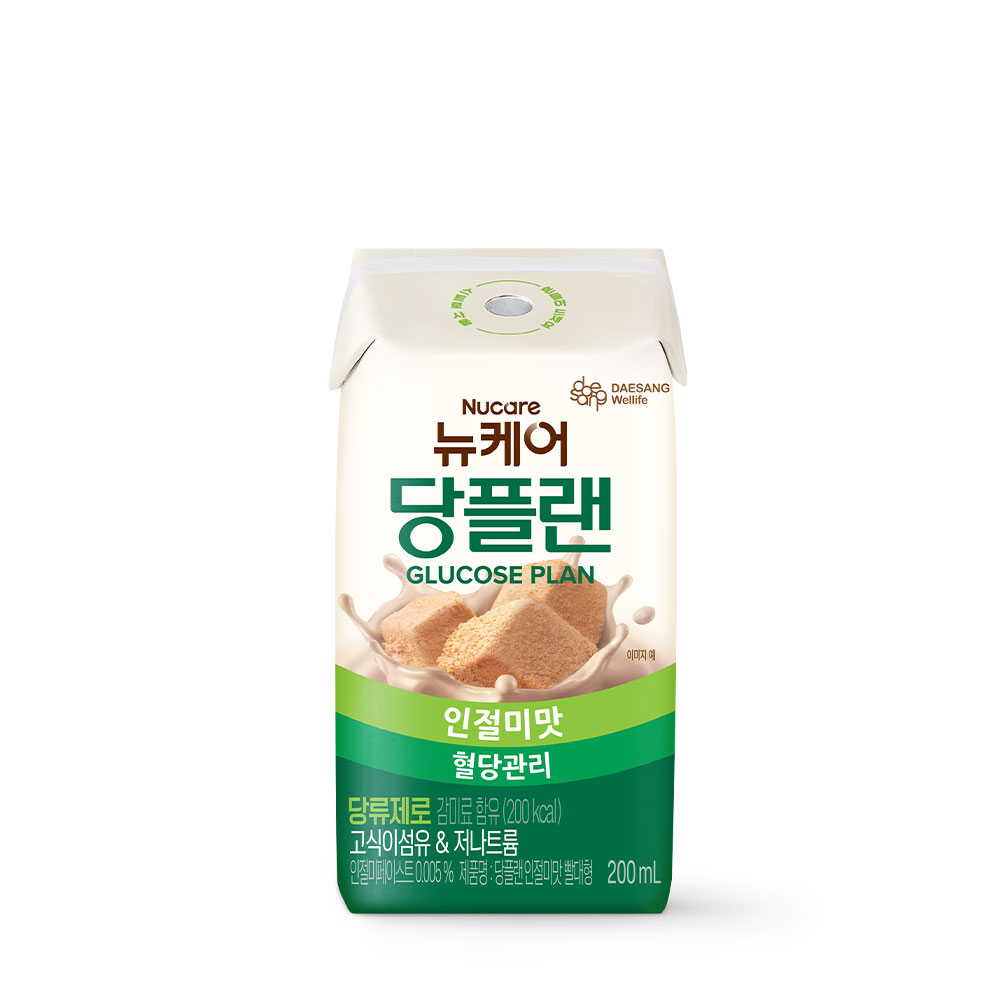 뉴케어 당플랜 인절미맛 빨대형 200mL 24팩 균형영양식 당뇨환자영양식 - 상세 이미지 2