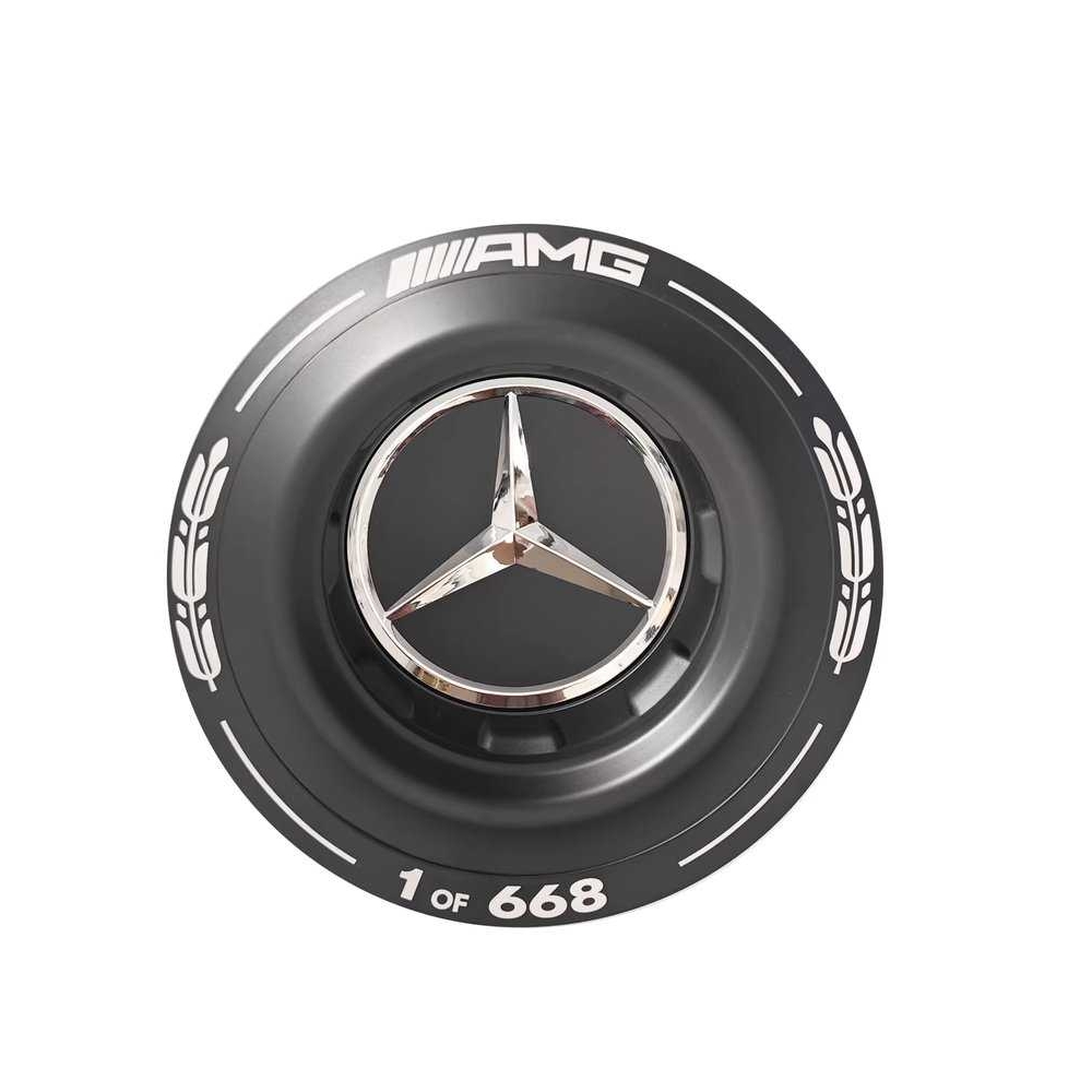 AMG 휠캡 벤츠 GLA3 GLS63 GT50 GLE53 휠커버 AMG 은색 145mm - 상품 이미지
