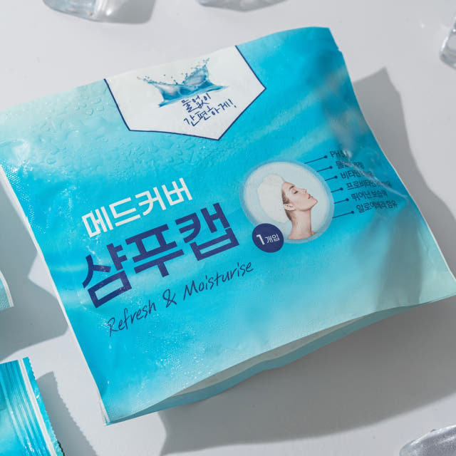 메드커버 샴푸캡 물없이 워터리스 드라이 제왕절개 출산 입원 환자용