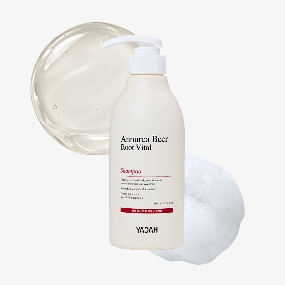 야다 탈모&헤어케어  아누카 맥주 루트 바이탈 샴푸 500ml - 상품 이미지