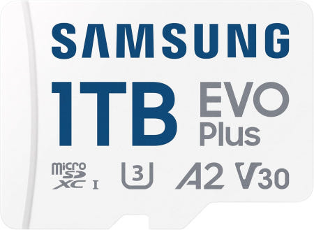 [해외]삼성 EVO Plus 마이크로SD 메모리 카드 + 어댑터 1TB 최대 160MB/s UHS I C10 U3 V30 게이밍 기기 안드로이드 태블릿 및 EVO PLUS 160