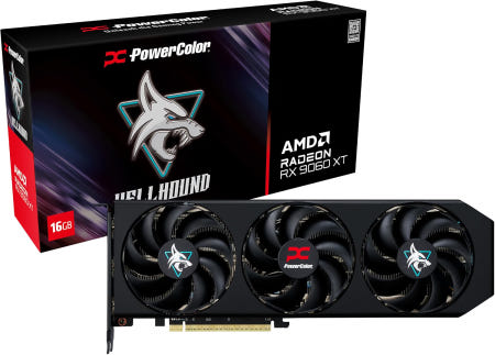 [해외]파워컬러 헬하운드 AMD 라데온 RX 9060 XT 16GB GDDR6