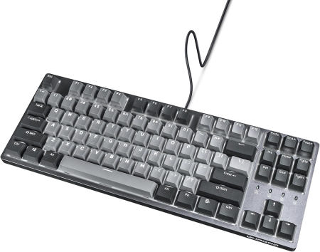 DURGOD K320 코로나 화이트 백라이트 TKL 기계식 키보드 87키 텐키리스 USB C 유선 더블샷 PBT 키캡 프로그래밍 가능 키 2_Corona White Backlit