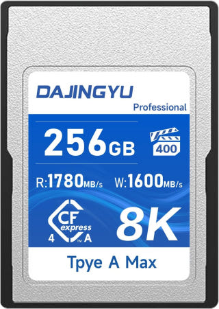 [해외]DAJINGYU 256GB CFexpress Type A 메모리 카드 VPG400 최대 1780/1600 MB/s 읽기/쓰기 8K RAW 지원 Sony FX 카메라 호환 2