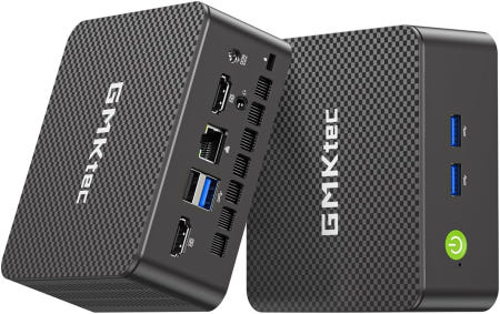 [해외]GMKtec G3S 미니 PC 인텔 N95 프로세서 (최대 3.4GHz) 8GB RAM 256GB M.2 SSD 사무실 가정 비즈니스용 VESA 마운트 데스크톱 G3 S B