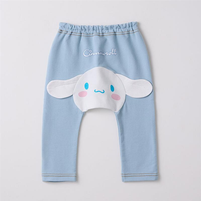 [발주 요청상품] 산리오 시나모롤 뒷모습 포인트 데님풍 팬츠 80~100cm - 의류 - 하카타몰