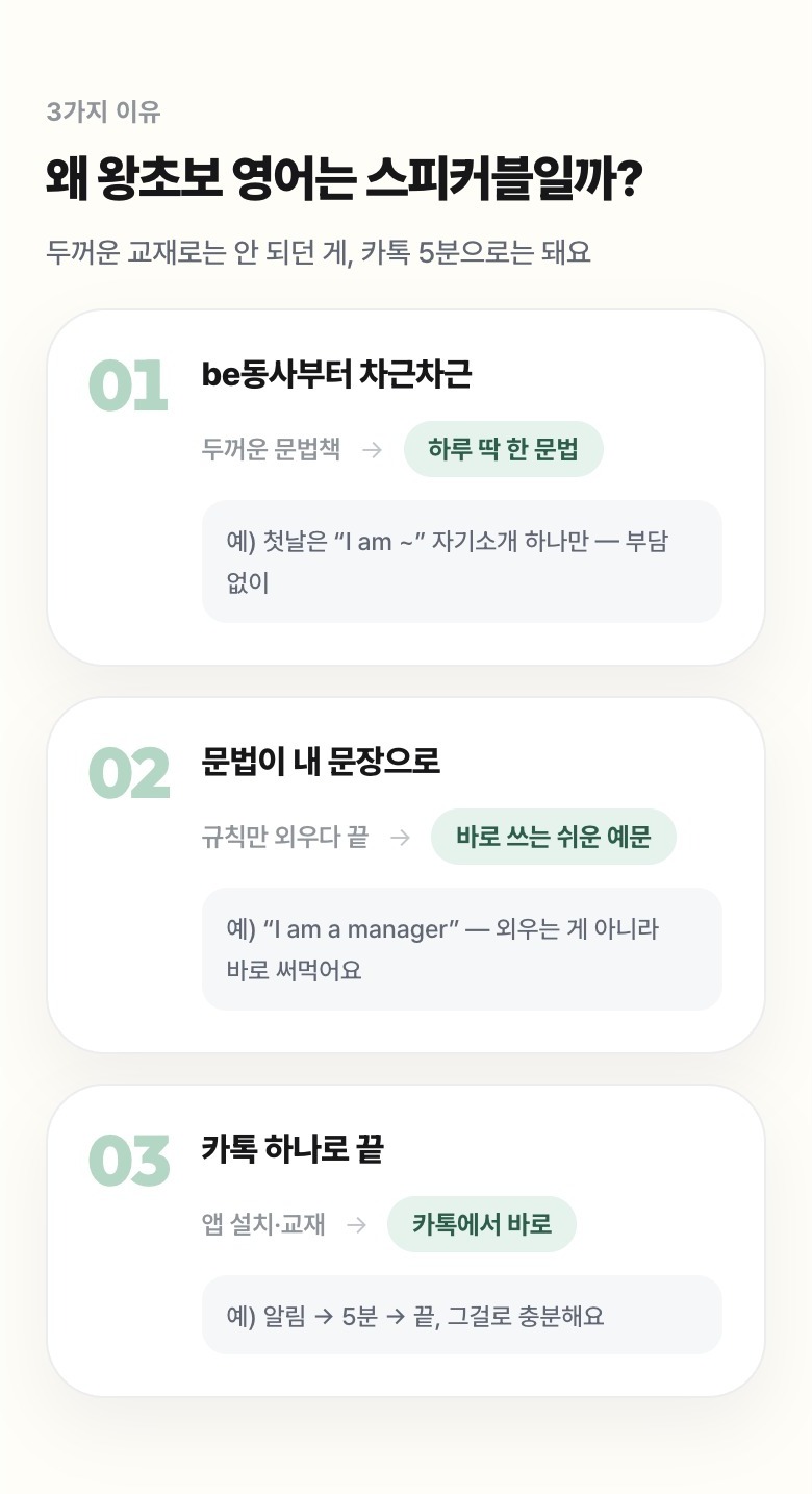 왕초보 직장인 영어 상세