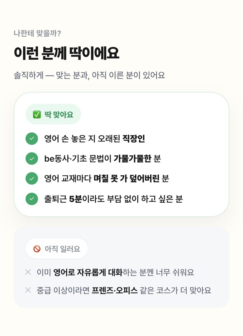 왕초보 직장인 영어 상세