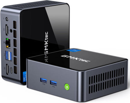 [해외]GMKtec M2 S 미니 PC 인텔 코어 i71185G7 ( 4.8 GHz) 리스 Xe 16GB DDR4 512GB SSD 데스크톱 컴퓨터 Nucbox M2 S 16GB