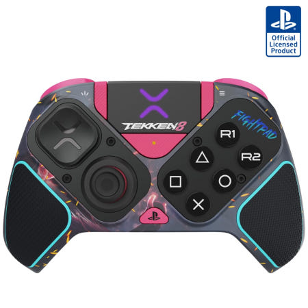 [해외]빅트릭스 프로 BFG 무선 게이밍 컨트롤러 테켄 8 레이지 아트 PS5 PS4 PC 플레이스테이션 3D 오디오 4 매핑 가능한 뒷버튼 교체 엄지 스틱 및 D패드 Tekken