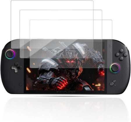 [해외]YAJOJO 3 pack OneXPlayer용 OneXfly Apex 핸드헬드 게임 콘솔 클리어 스크린 보호필름 플렉스 필름 케이스 호환 HD 선명도