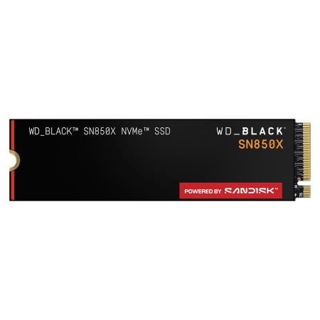 [해외]WD_BLACK SN850X 1TB NVMe SSD M.2 2280 최대 7300 MB/s 읽기 속도 6300 쓰기 게이밍 확장성 고성능 내부 WDS100T2X0E SN85