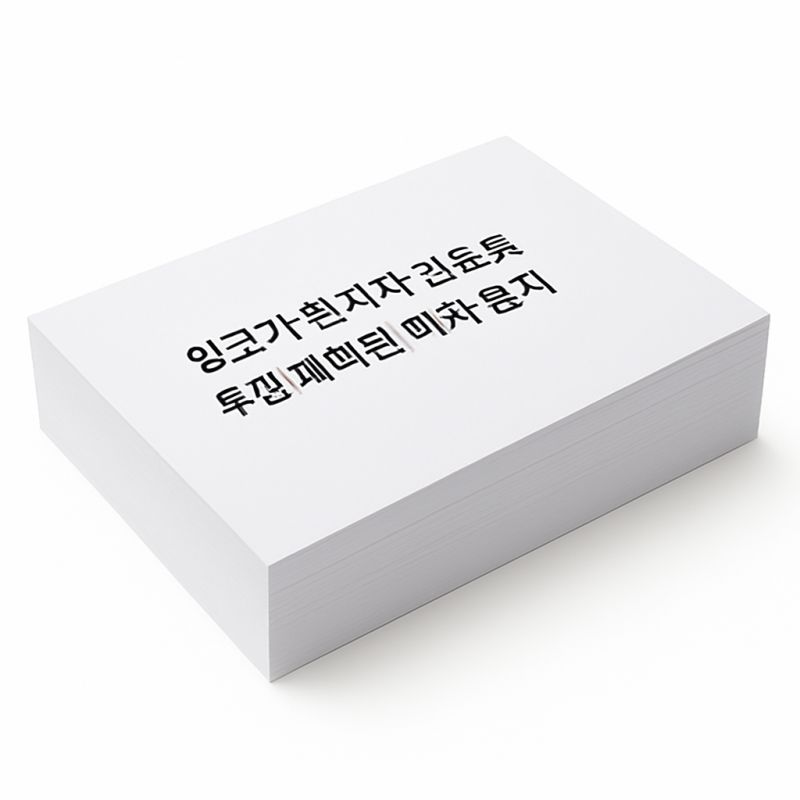 켄트지 도화지 흰색 미술용 스케치 드로잉 수채화 연습용지 - 상품 이미지