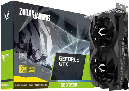 [해외]ZOTAC Gaming GeForce GTX 1660 Super 6GB GDDR6 192비트 게이밍 그래픽 카드 슈퍼 컴팩트 ZTT16620F10L GTX 1660 Supe