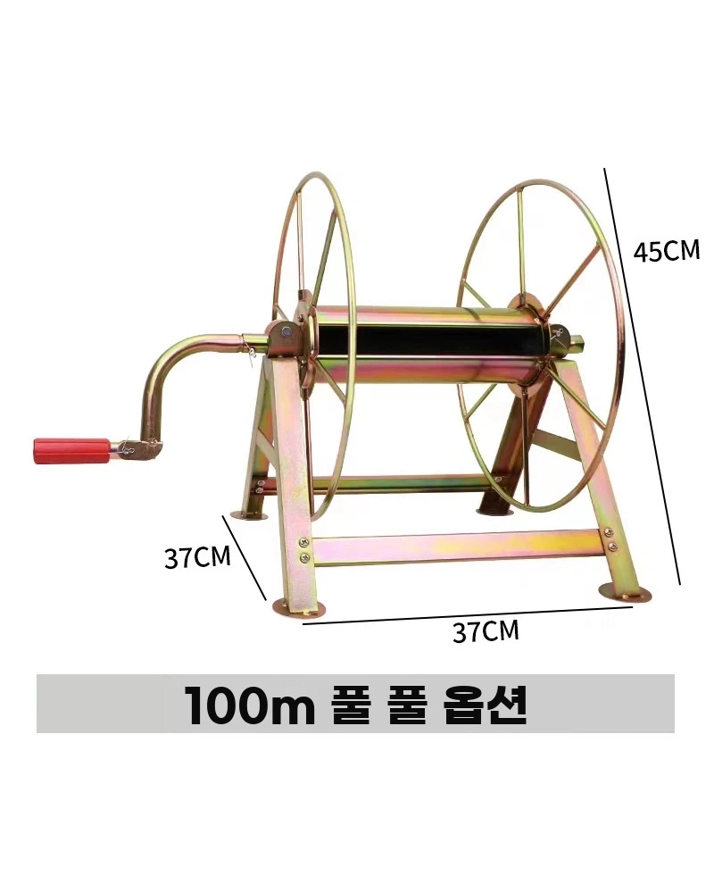 농약호스릴 수동 권취기 100m - 상세 이미지 2