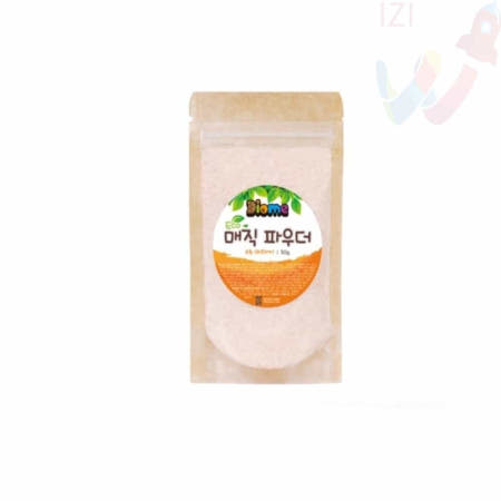 신선IZI 디오메 에코 매직 파우더 50g 파프리카 가루물감 미술재료 색깔놀이