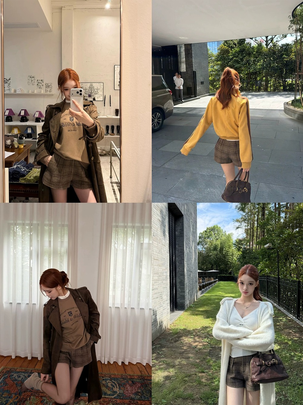 모직 트위드 레이스 가을 반바지 3type 이미지 8