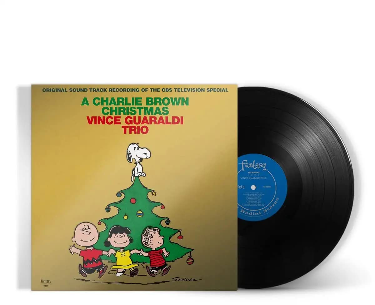 스누피 LP Charlie Brown Christmas Gold Vinyl 레코드 엘피판 감성 소장용 인테리어