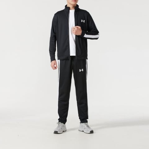 언더아머 UA Knit Track Suit 블랙 남성 재킷