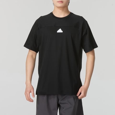 아디다스 TH COOL 반팔 티셔츠 블랙 남성
