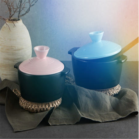 JJ고팡 계란찜뚝배기 파스텔 내열뚝배기 20cm 찌개 솥밥