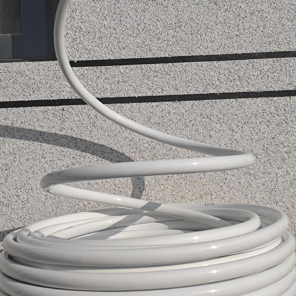 인조꽃 줄기 파이프 조화 장식 제작 PVC 16mmx20m 화이트 - 상세 이미지 3