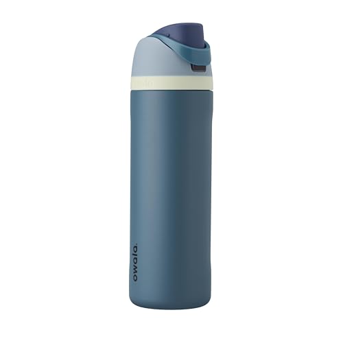 오왈라 스텐 빨대 보온보냉 텀블러 16oz 원터치 손잡이 물병