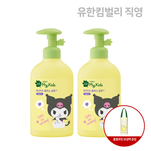 그린핑거 마이키즈 플러스 쿠로미 샴푸 320ml