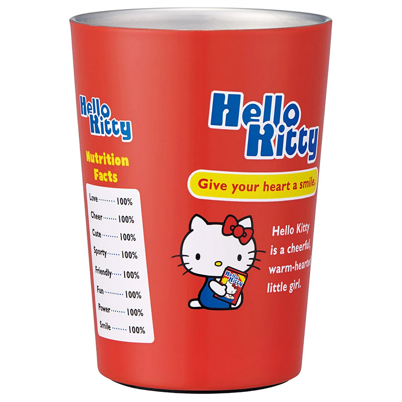 스케이터 헬로키티 슈퍼마켓 캐릭터 편의점 커피 스테인리스 텀블러 400ml STCV2 - 주방·식기 - 하카타몰