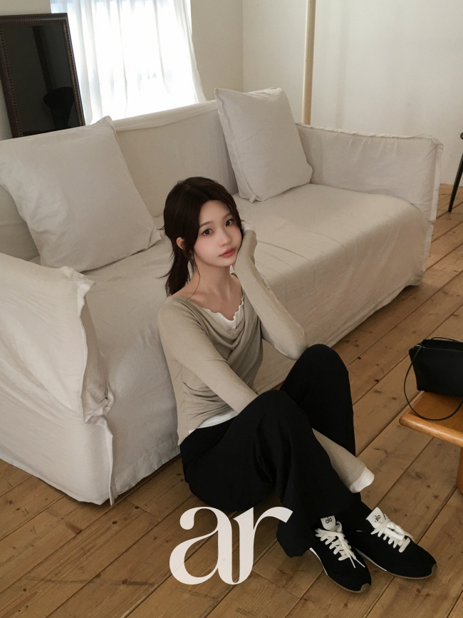 [자체제작] (국내제작) MADE 3기장 와이드 일자핏 트레이닝 팬츠 ps5860 - 상세 이미지 5