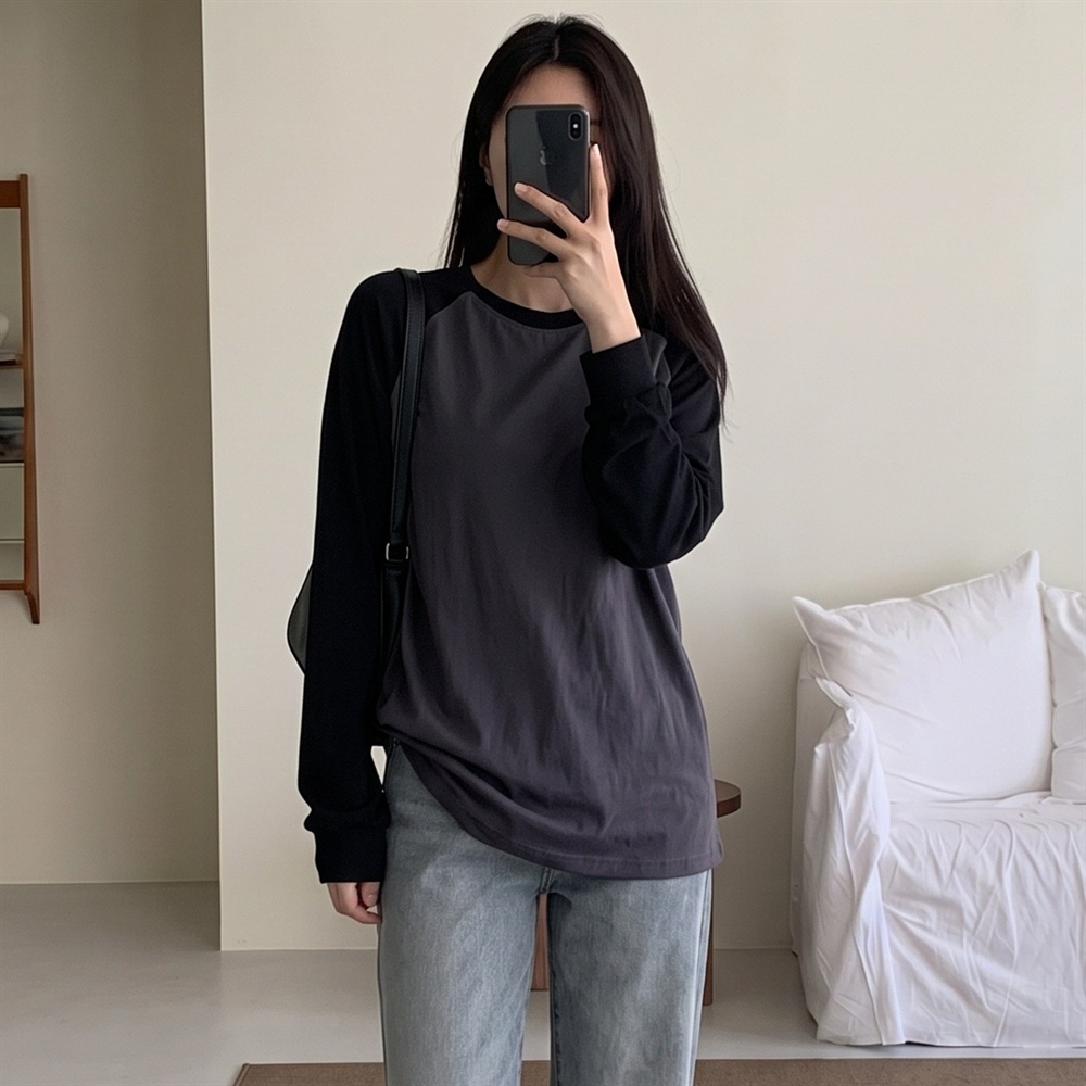 1+1 레글런티셔츠 나그랑티셔츠 - 상품 이미지