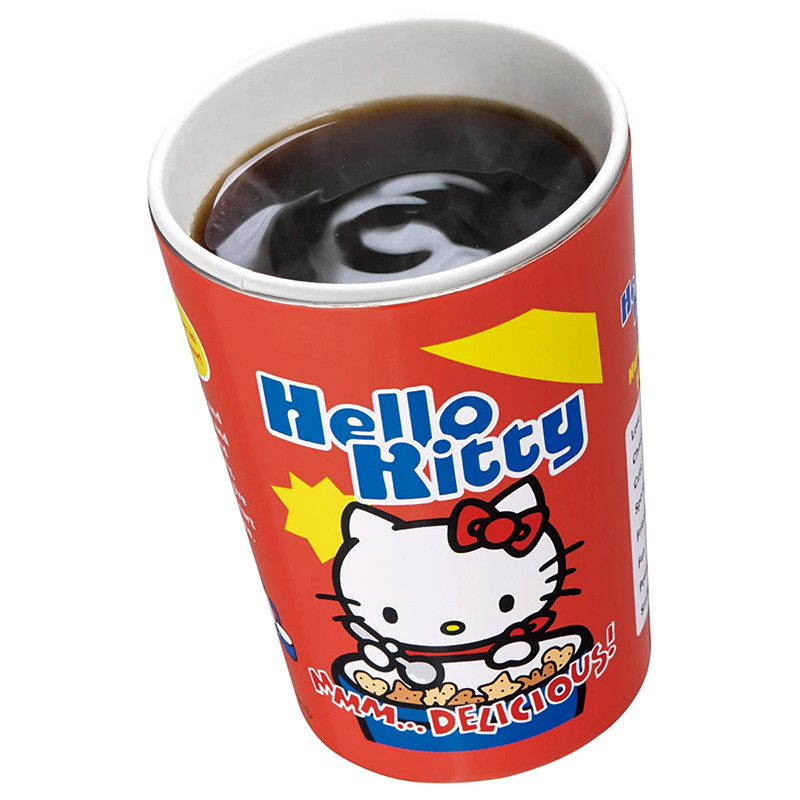 스케이터 헬로키티 슈퍼마켓 캐릭터 편의점 커피 스테인리스 텀블러 400ml STCV2 - 주방·식기 - 하카타몰