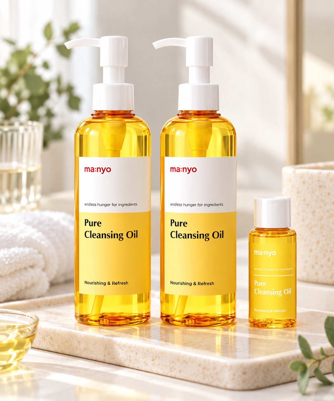 마녀공장 퓨어 클렌징오일 200mlx2+55ml - 상품 이미지