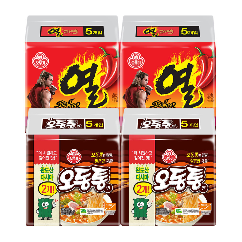 오뚜기 열라면 10개 + 오동통면 10개 상품 이미지